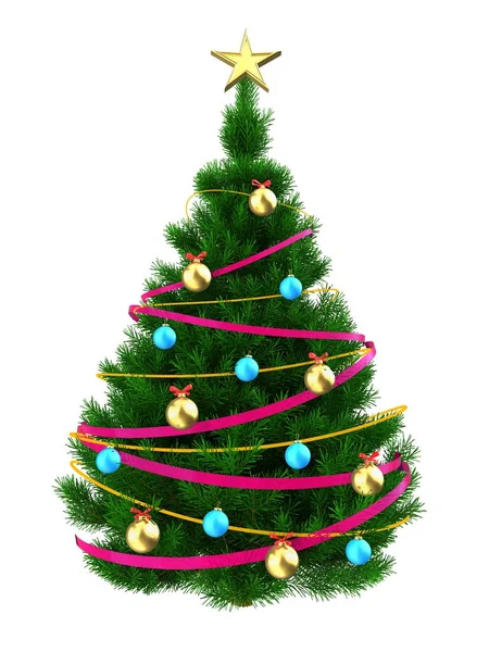 Ilustración del árbol de Navidad — Foto de Stock