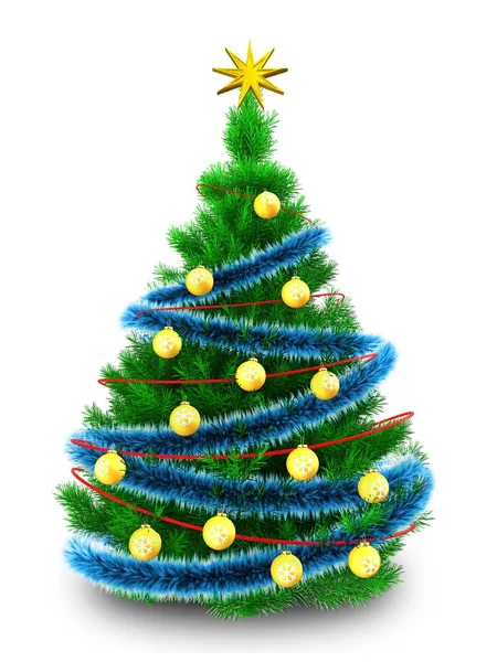 Illustrazione dell'albero di Natale — Foto Stock