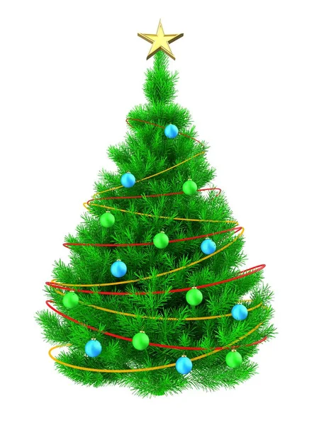 Illustration of  Christmas tree — Stock Photo, Image