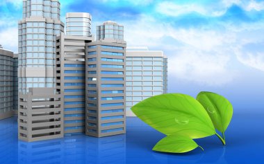 Şehir binalar inşaat