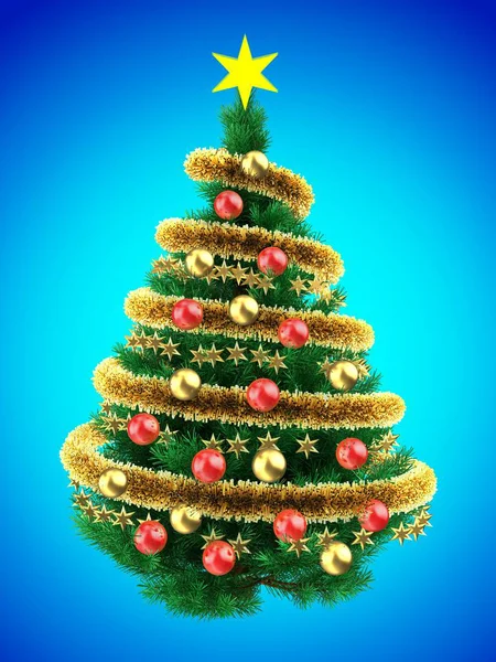 Illustration de l'arbre de Noël — Photo