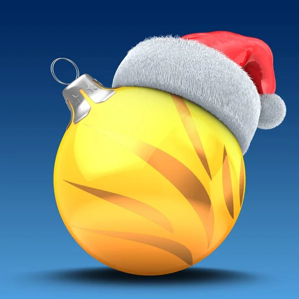 圣诞节球的插图 — 图库照片