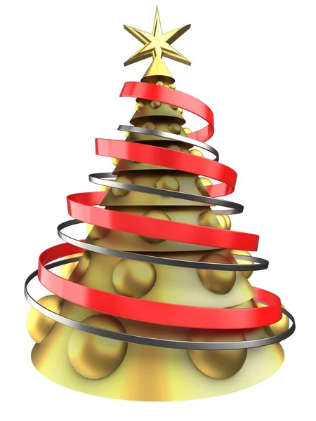 クリスマス ツリーの図 — ストック写真