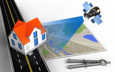  house ile harita gösterimi 