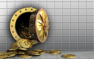 bitcoins yığın depolama 