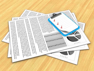  belgeleri arka plan üzerinde gösterimi