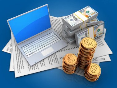  Kağıtları bilgisayarın çizimi