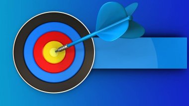 Hedef arka plan üzerinde gösterimi