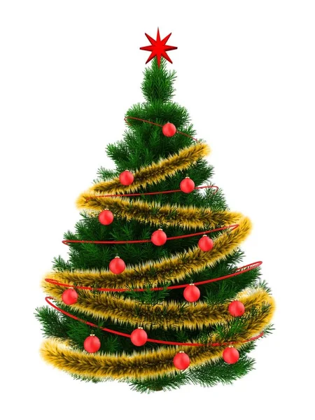 Illustration of  Christmas tree — Stock Photo, Image