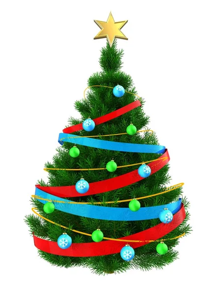 Illustration de l'arbre de Noël — Photo