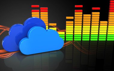 bulutlar üzerinde arka plan resmi