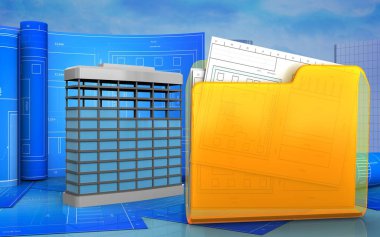  Rulo çizim ile Bina İnşaatı