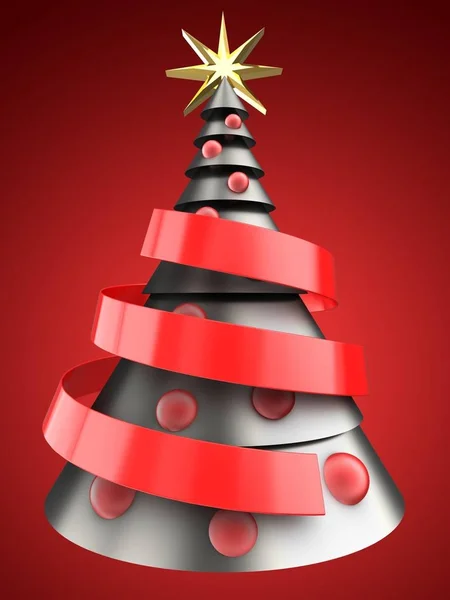 Illustrazione dell'albero di Natale — Foto Stock