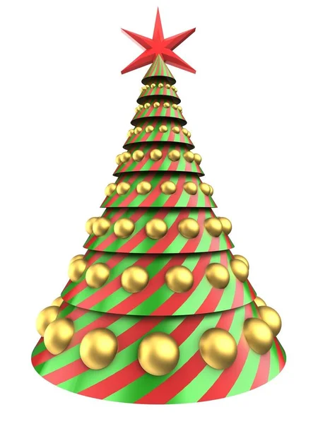 Illustration of Christmas tree — Stock Photo, Image