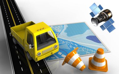 mavi harita gösterimi