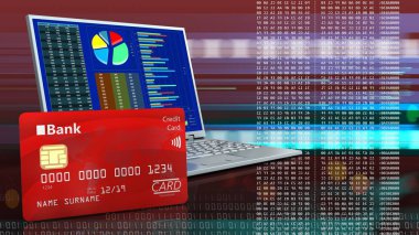  bilgisayar arka plan üzerinde gösterimi