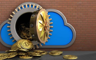 bitcoins yığın ile bulut