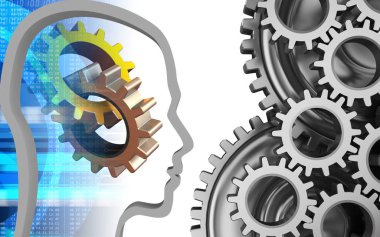  Dişliler beyaz arkaplanda