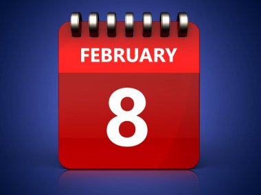  Takvim arka plan üzerinde gösterimi