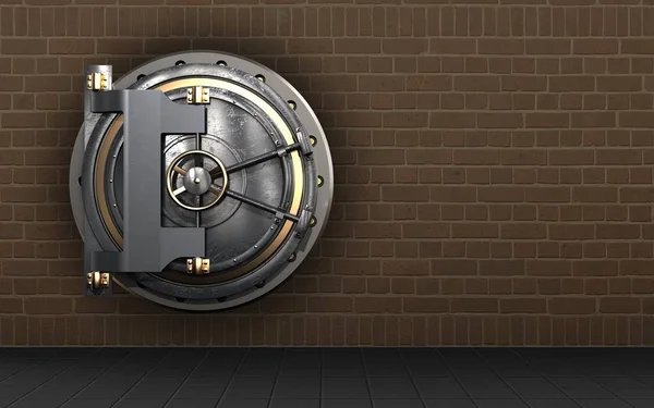 illustration of vault door