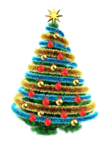 Illustration of Christmas tree — Stock Photo, Image