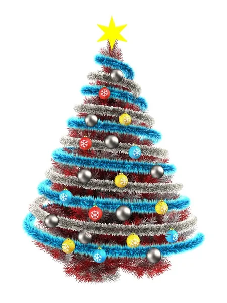 Illustration of Christmas tree — Stock Photo, Image