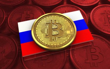 bitcoin arka plan üzerinde gösterimi