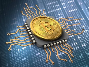 bitcoin arka plan üzerinde gösterimi