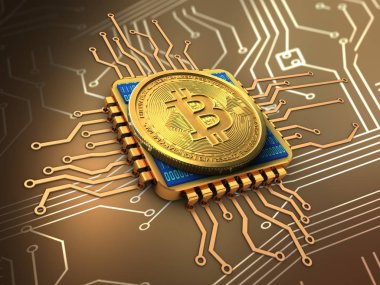 bitcoin arka plan üzerinde gösterimi