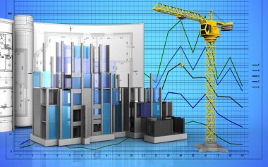  illüstrasyon inşaat ilerleme 