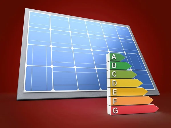 Illustratie van zonnepaneel — Stockfoto