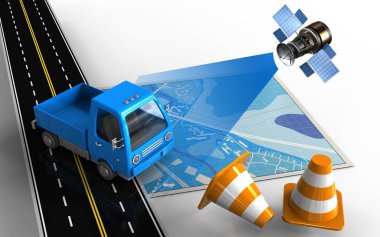  mavi harita gösterimi 