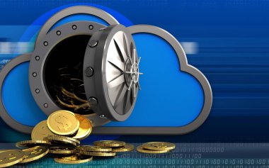 bulut üzerinde arka plan resmi