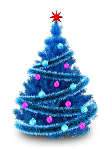 Illustratie van de kerstboom — Stockfoto