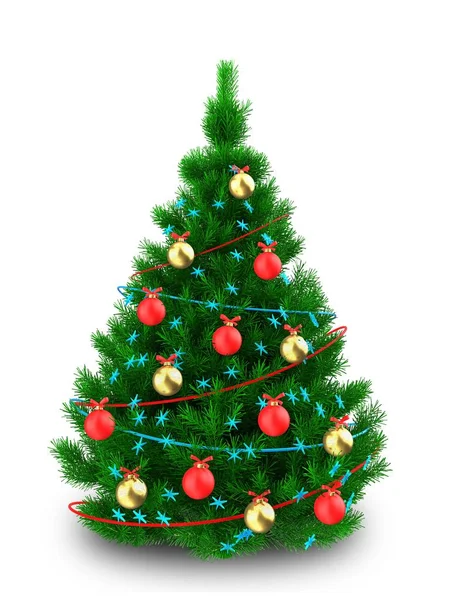 Illustration de l'arbre de Noël — Photo