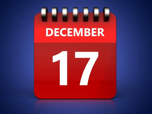 Calendar over blue background — Stock Photo, Image