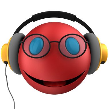 arka plan üzerinde ifade gülümseme