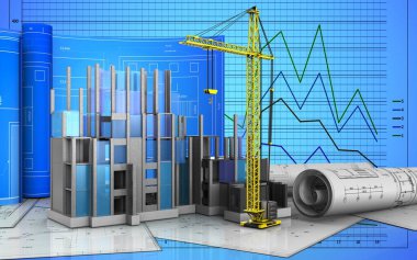  illüstrasyon inşaat ilerleme 