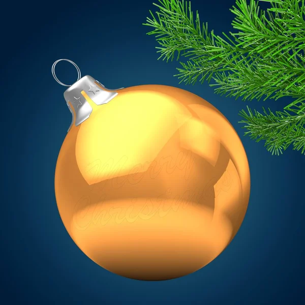 Illustration der Weihnachtskugel — Stockfoto