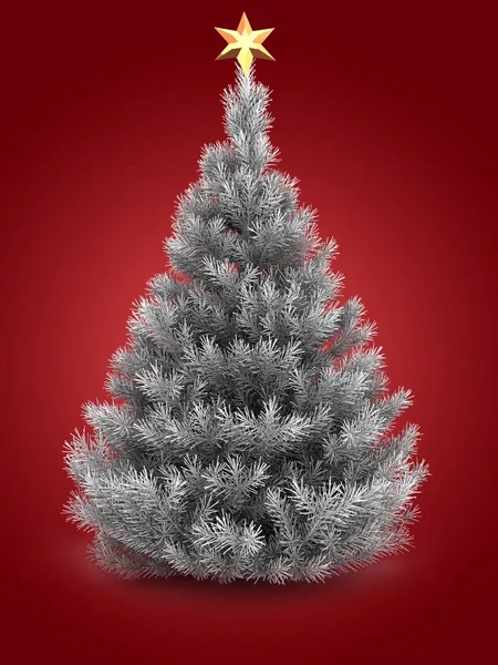 Albero di Natale su sfondo — Foto Stock