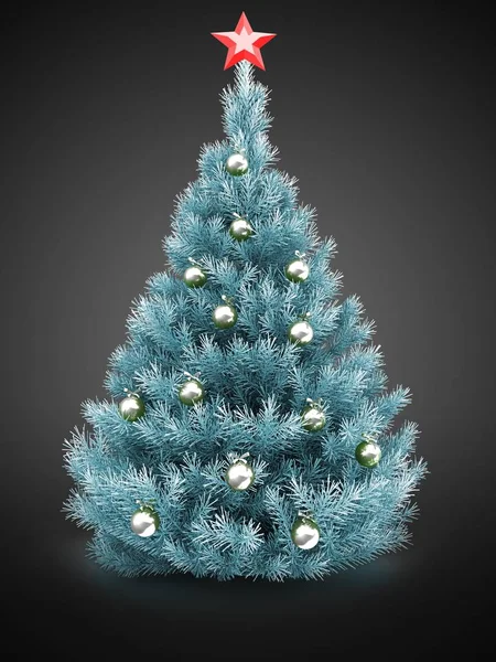 Weihnachtsbaum über Hintergrund — Stockfoto