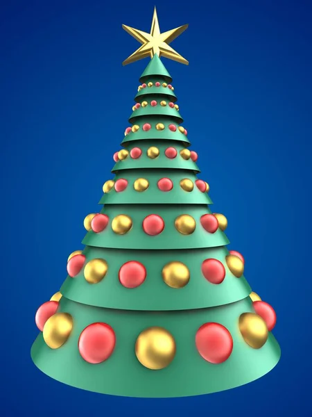 Иллюстрация Xmas tree на заднем плане — стоковое фото