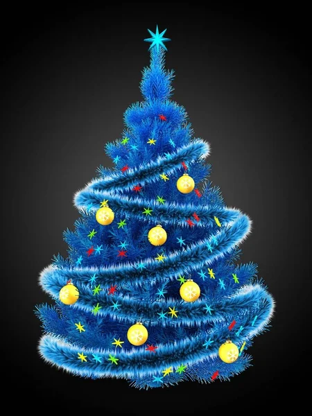 Illustration of  Christmas tree — Stock Photo, Image