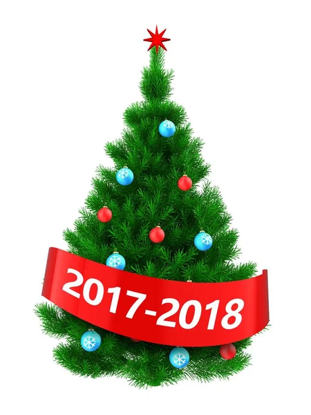 Illustratie van de kerstboom — Stockfoto