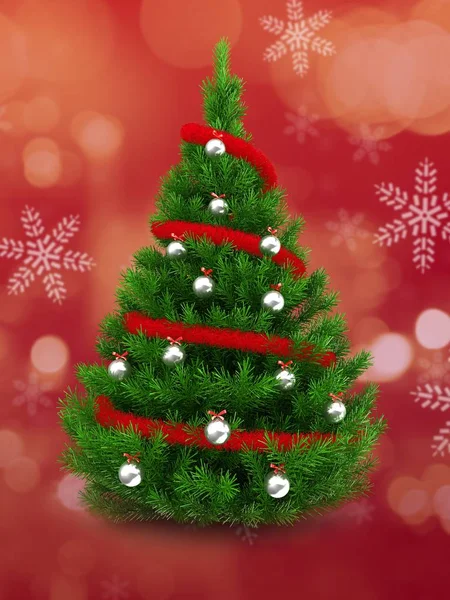 Karácsonyfa háttér felett — Stock Fotó