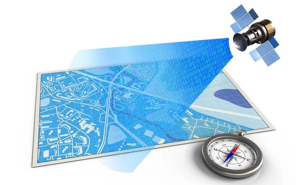 mavi harita gösterimi