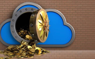 bulut üzerinde arka plan resmi