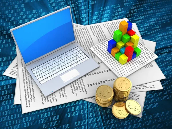 Kağıt arka plan üzerinde gösterimi