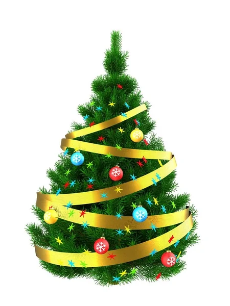 Illustrazione dell'albero di Natale — Foto Stock