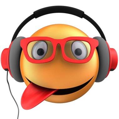 arka plan üzerinde ifade gülümseme